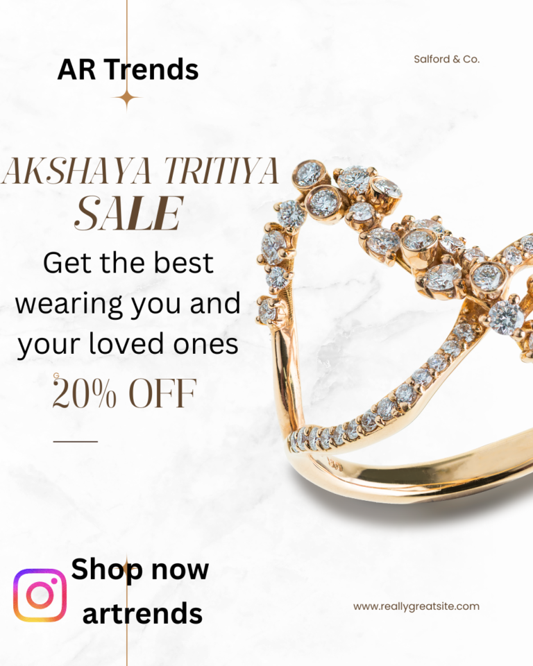 beige and gold elegant jewelry sale promotion instagram post